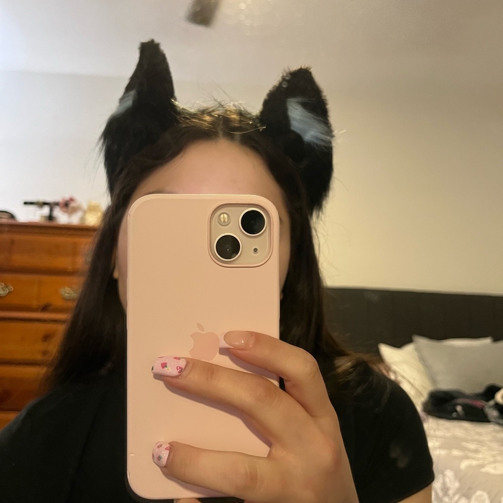 Black Cat Ear Headband